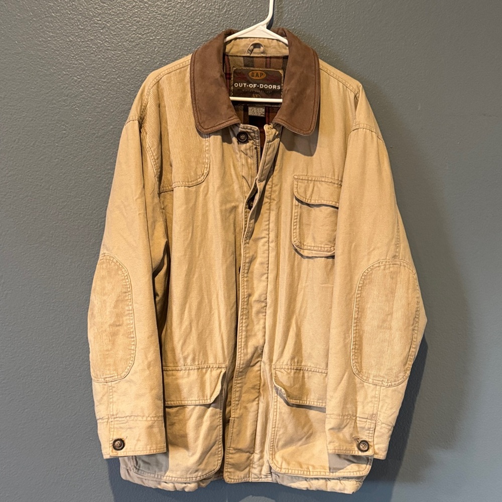 GAP Tan and Brown Military Field Jacket